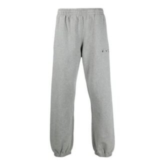 SS21 Pantaloni sport cu logo Arrows, croi slim, croi larg, gri