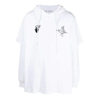 SS21 Pulover casual cu imprimeu alb