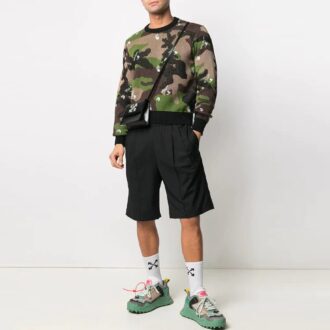 SS21 Tricot camuflaj verde