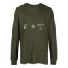 SS21 Tricou cu imprimeu, mâneci lungi, verde