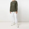 SS21 Tricou cu imprimeu, mâneci lungi, verde