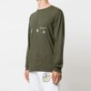 SS21 Tricou cu imprimeu, mâneci lungi, verde