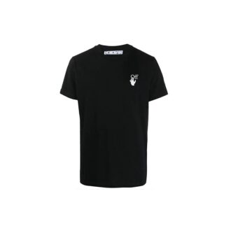 SS21 Tricou cu mânecă scurtă din bumbac, cu imprimeu cu Arrows și logo, negru