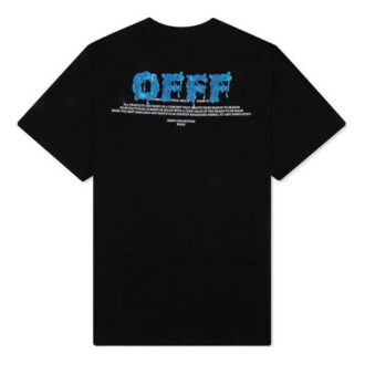 SS21 Tricou cu mânecă scurtă și imprimeu graffiti, negru