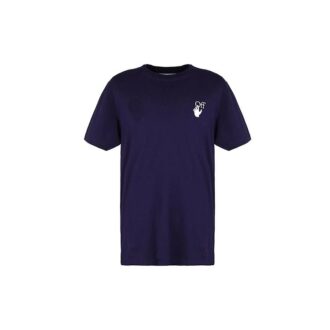SS21 Tricou cu mânecă scurtă și logo pe piept, versiune standard, violet