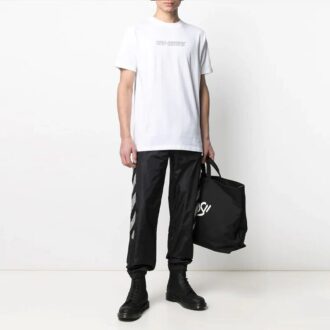 SS21 Tricou cu mâneci scurte, imprimeu, alb