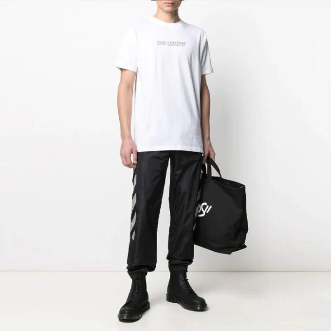 SS21 Tricou cu mâneci scurte, imprimeu, alb