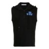 SS21 Tricou fără mâneci cu imprimeu logo, negru