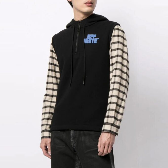 SS21 Tricou fără mâneci cu imprimeu logo, negru