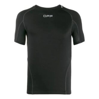 SS21 Tricou sport cu logo, mânecă scurtă, pantalonii scurți, negru