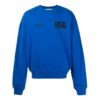 SS21 Tricou sport cu mâneci lungi, croială largă, model cu săgeți, albastru
