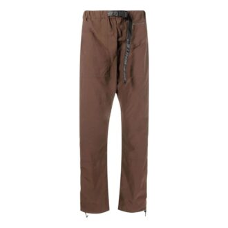 SS22 Pantaloni casual drepți, culoare solidă, versiune obișnuită, maro