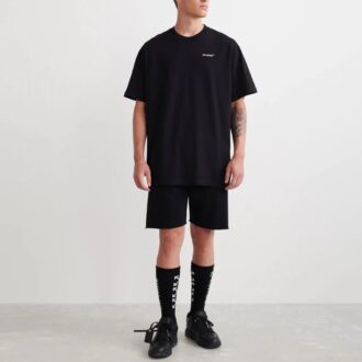 SS22 Pantaloni Scurți cu mâneci scurte și croială largă Arrow Negru