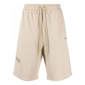 SS22 Pantaloni scurți sport cu imprimeu logo, croială lejeră
