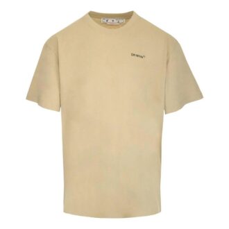 SS22 Pulover cu guler rotund, pantaloni scurți, imprimeu geometric cu săgeți, bej