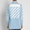 Temperature C/O Virgil Abloh Cămașă din denim pentru bărbați Temperature, albastru deschis