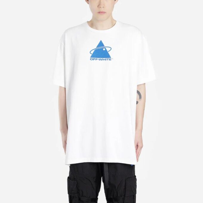 Triangle Planet Oversized Albastru/Alb