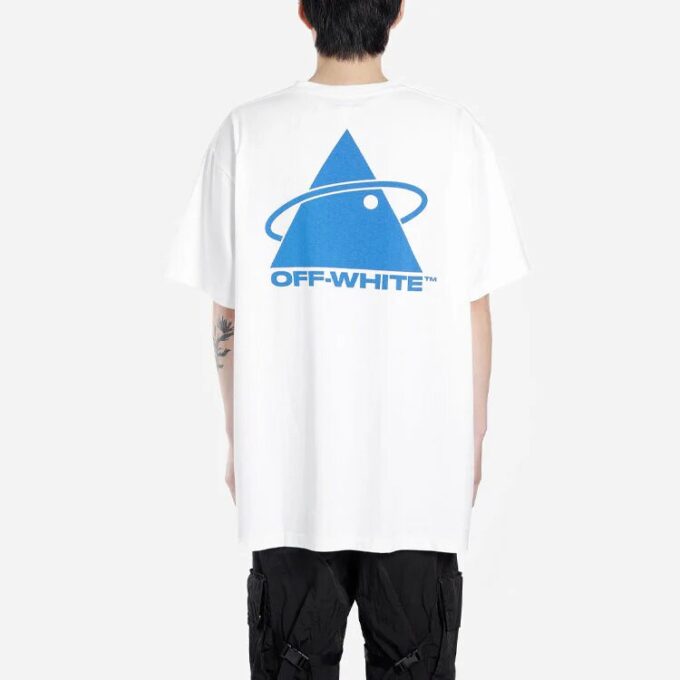 Triangle Planet Oversized Albastru/Alb