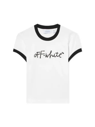 Tricou ajustat cu logo brodat
