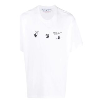 Tricou alb cu mânecă scurtă, croi larg, cu imprimeu logo SS22
