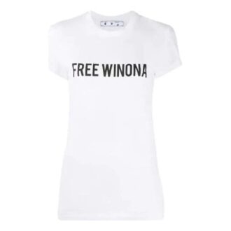 Tricou alb Off-White Winona Slim Fit