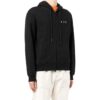 Tricou alb pentru bărbați Off-White SS22 Caravaggio cu fermoar, negru