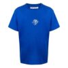 Tricou albastru pentru bărbați Off-White cu imprimeu logo