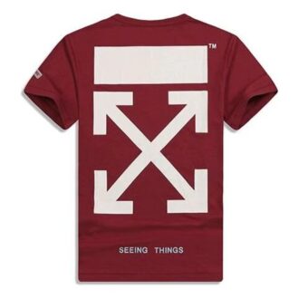 Tricou bărbătesc cu guler rotund și imprimeu Arrows