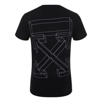 Tricou bărbătesc din bumbac cu mâneci scurte, pantaloni scurți, stil urban, negru