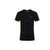 Tricou bărbătesc din bumbac cu mâneci scurte, pantaloni scurți, stil urban, negru
