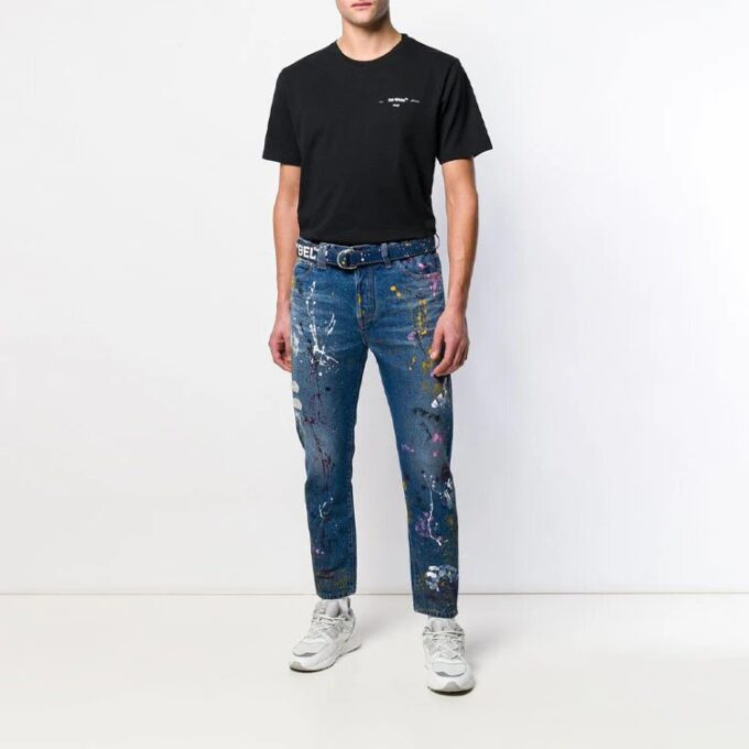 Tricou bărbătesc din bumbac cu mâneci scurte, pantaloni scurți, stil urban, negru