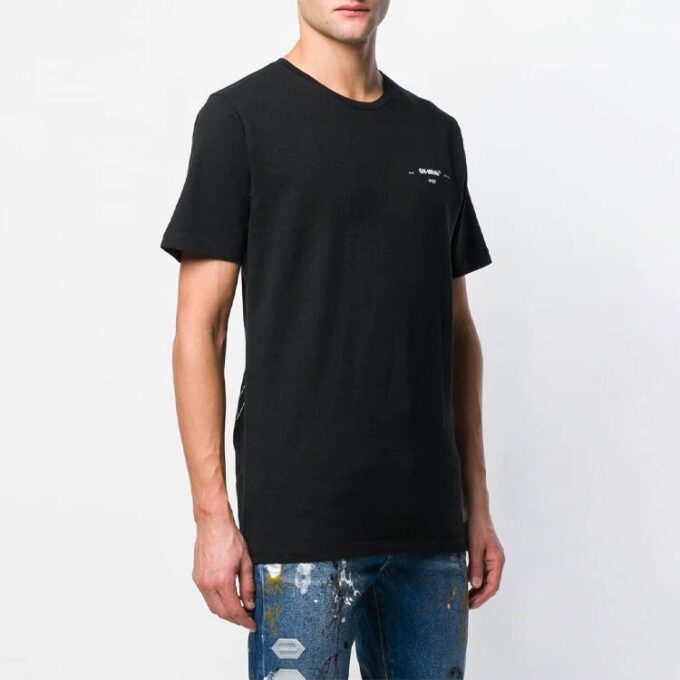 Tricou bărbătesc din bumbac cu mâneci scurte, pantaloni scurți, stil urban, negru