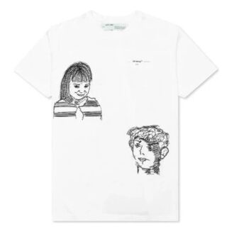 Tricou C/O Virgil Abloh „Alb”