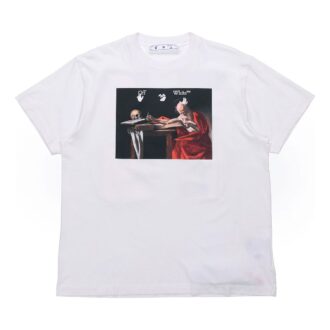Tricou Caravaggio Over „Alb”
