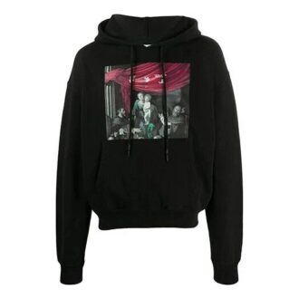 Tricou Caravaggio Paint Over „Black”