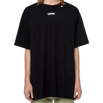 Tricou Caravaggio Square SS Over „Negru Alb”