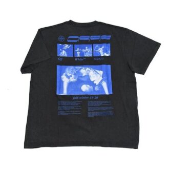 Tricou casual cu mâneci scurte Hardcore Caravaggio imprimat pentru bărbați, gri