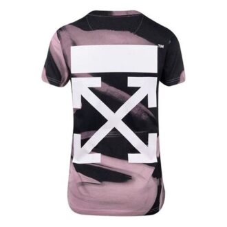 Tricou casual Off-White Liquid Melt „Nude White”