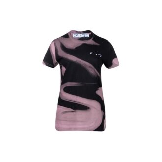 Tricou casual Off-White Liquid Melt „Nude White”