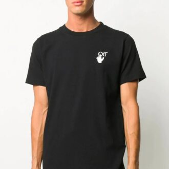 Tricou cu aplicație logo Arrows pentru bărbați, negru