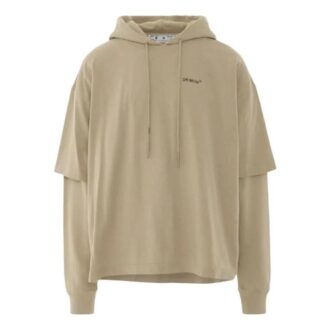 Tricou cu glugă dublă Caravaggio Arrow „Dark Sand”