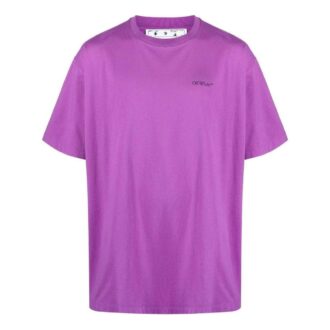Tricou cu guler rotund Arrows „Purple”