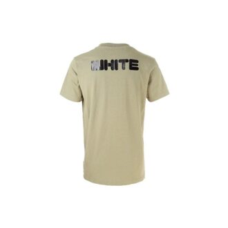 Tricou cu guler rotund și mâneci scurte, cu imprimeu logo, versiune standard, verde