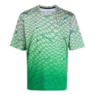 Tricou cu imprimeu Arrows și efect ombré