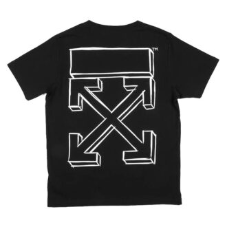 Tricou cu imprimeu grafic 3D Slim Fit / Alb