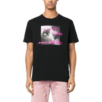 Tricou cu imprimeu grafic „Negru”