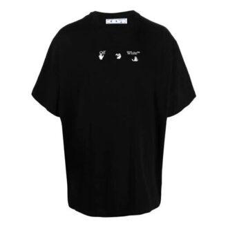 Tricou cu imprimeu „Negru/Alb”