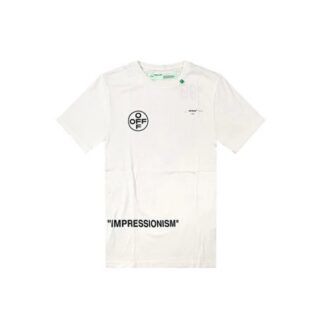 Tricou cu logo stencil „White”