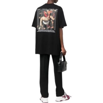 Tricou cu mânecă scurtă Caravaggio Deposition „Negru”