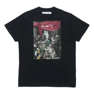 Tricou cu mânecă scurtă cu imprimeu săgeți Caravaggio